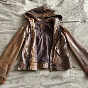 Women’s Brown Leather Jacket